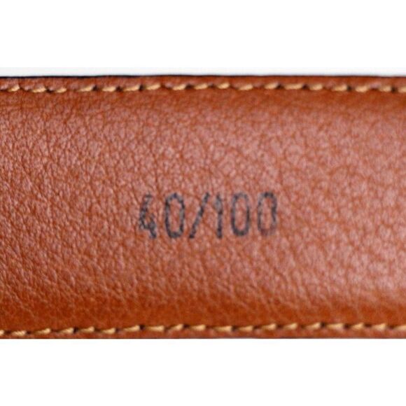 Men's Wearhouse BLACK GENUINE LEATHER 1 1/8"Wd CASUAL DRESS MEN'S BELT 40 (G79 - Picture 7 of 14